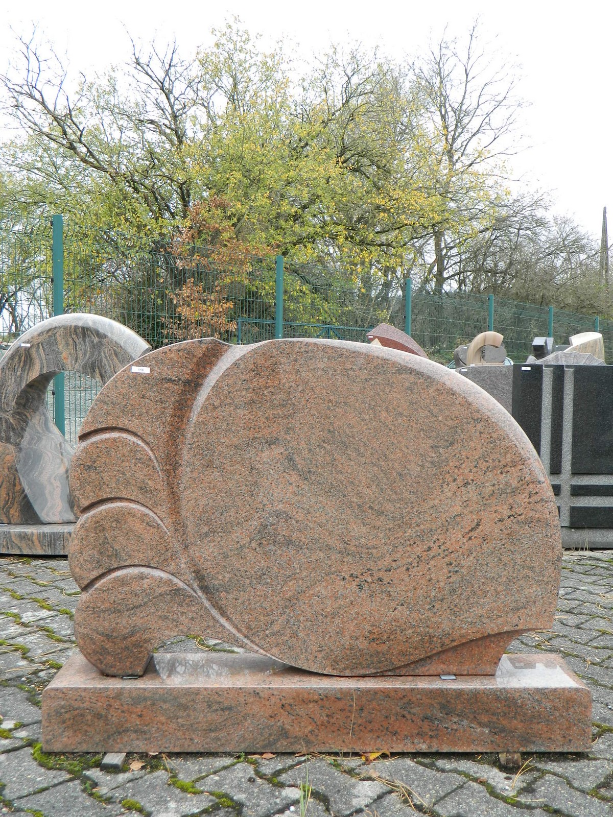 0110 Oberteil Multicolor Rot Form 1371 110x14x75cm 120x20x14cm