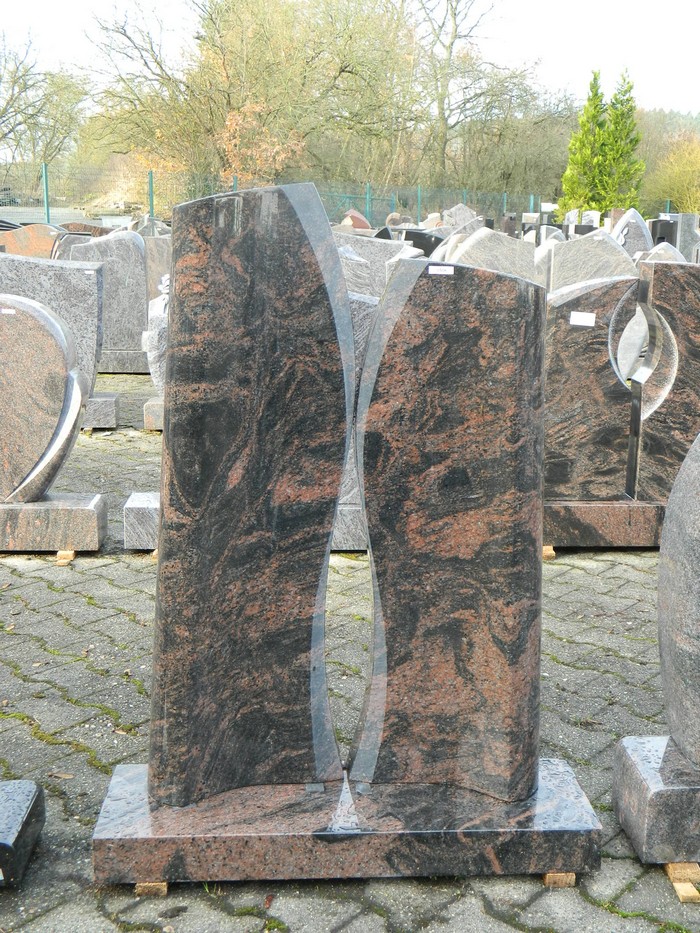 0506 Oberteil Kastania Poliert Matt Form 1409 35x16x105cm 35x16x93cm 85x25x8cm