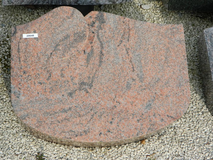 20648 Liegestein Multicolor Rot Form L140 50x40x12cm